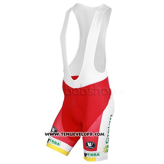2013 Maillot Ciclismo Wallonie Bruxelles Jaune et Rouge Manches Courtes et Cuissard